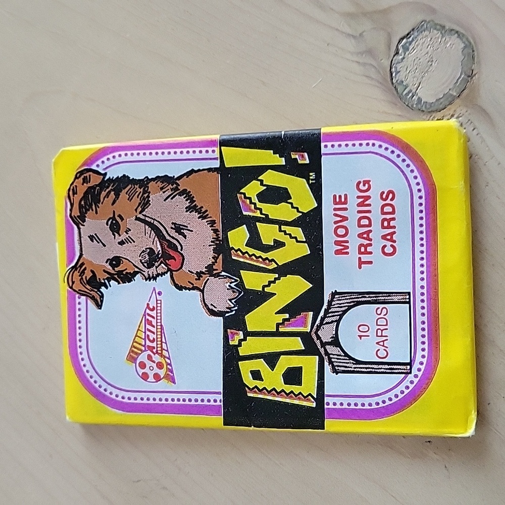 Vintage Bingo Movie Trading Cards - 1991